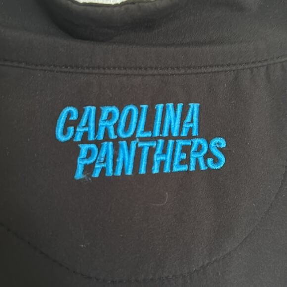 NFL PRO LINE CAROLINA PANTHERS 3x lined Black Jacket - Picture 7 of 10
